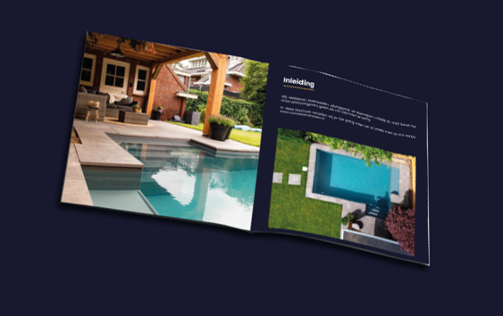 Brochure zwembad
